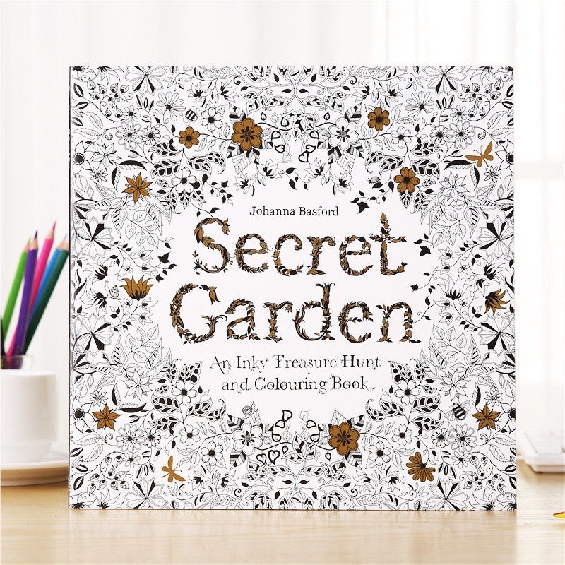 【𝗔𝗦𝗛】Only RM9.9❗️96 pages Secret Garden Series Coloring Book Thick Colouring Book Stress Relieve BookBukuWarna秘密花园填色本