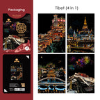 【𝗔𝗦𝗛】【4 in 1】A5 Scratch Card (China Famous Building)
