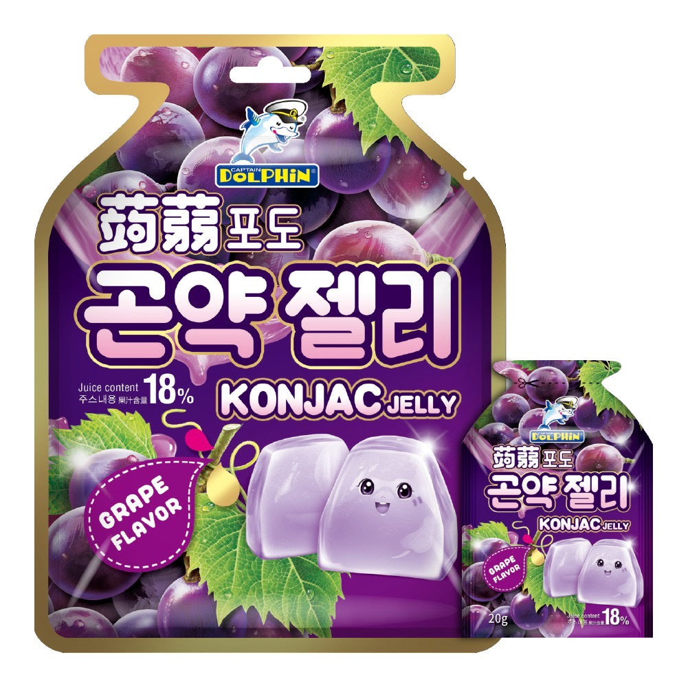 【𝗔𝗦𝗛】Ready Stock❗️【1Packs 15pcs】20g Halal Korean Konjac Jelly 18% Drinkable Juice Content Weight Loss 蒟蒻果冻 饮料