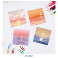 【𝗔𝗦𝗛】Sky Theme 🌥 80 Sheet Sticky Notes Sticker Marker Memo Notepad Stationery notes notebook Cute Student stationery 便利贴