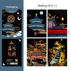 【𝗔𝗦𝗛】【4 in 1】A5 Scratch Card (China Famous Building)