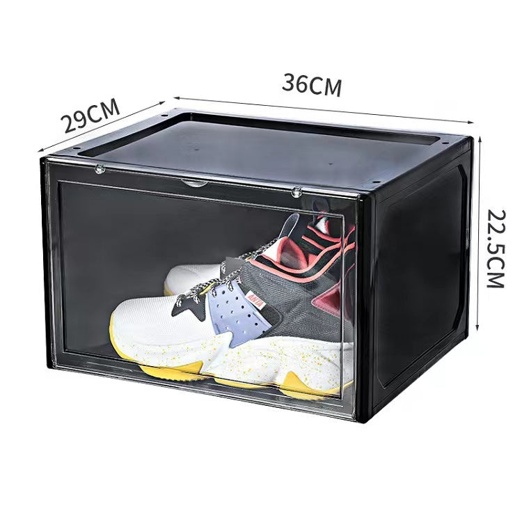 【𝗔𝗦𝗛】【Full Hard Cover】SIDE/FRONT DOOR STACKABLE HARD CASE AJ SHOE MAGNET MAGNETIC OPENER SPORT SHOES BOX SPORT SHOES