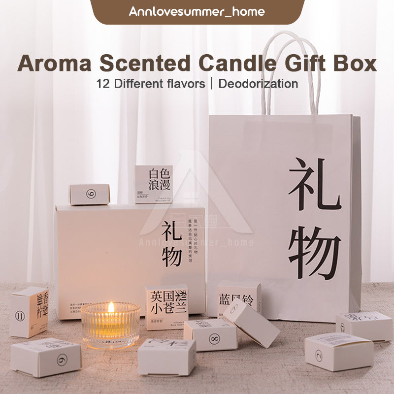 【𝗔𝗦𝗛】Aroma Scented Candle Gift Box Set