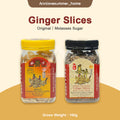 【𝗔𝗦𝗛】160G Kien Seng Pure Ginger Slice Molasses Sugar Ginger Slices 建成姜片