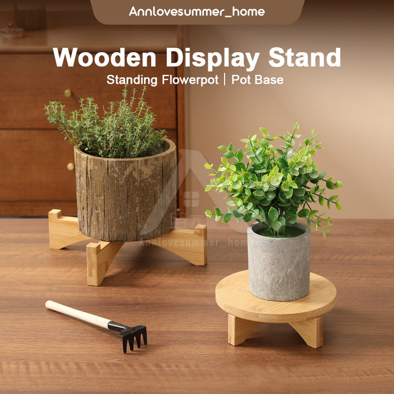 Wooden Bonsai Display Stand