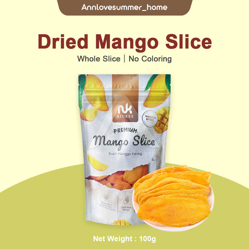 【𝗔𝗦𝗛】100g Vietnam Dried Mango Slice 🥭 Ready to Eat 芒果干 Snek Mangga Keping Kering Healthy Dried Fruits Sanck