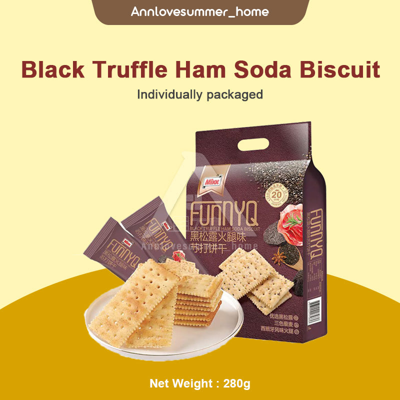 Mixx Black Truffle Ham Soda Biscuit (280g) 黑松露火腿味苏打饼干