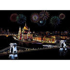 【𝗔𝗦𝗛】【BUY 2 FREE PEN】A3 Art Scratch Card (Colorful)