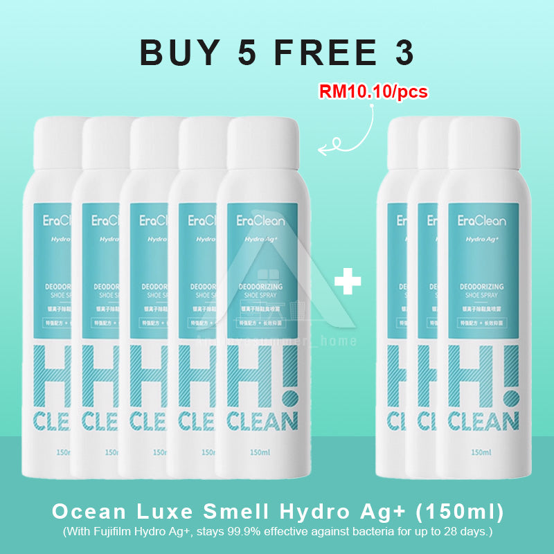 【𝗔𝗦𝗛】100% Authentic Era Clean Shoe Deodorant Spray (BUY 3 FREE 1) 150ml Antibacterial Spray Kasut 鞋子除臭噴霧
