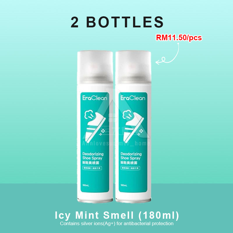 【𝗔𝗦𝗛】100% Authentic Era Clean Shoe Deodorant Spray (BUY 3 FREE 1) 150ml Antibacterial Spray Kasut 鞋子除臭噴霧