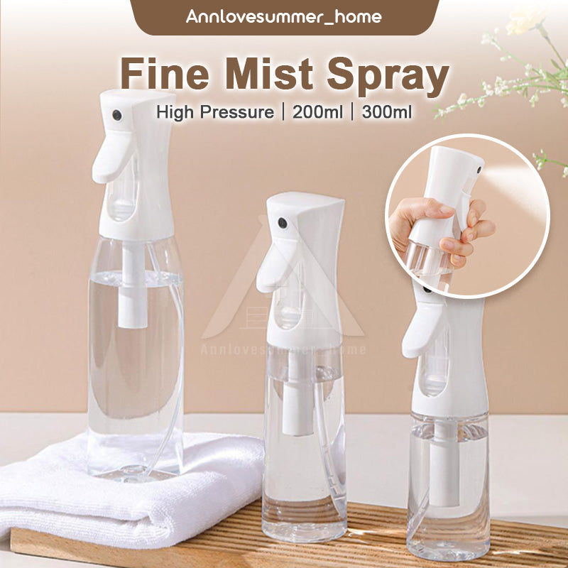 【𝗔𝗦𝗛】【200ml/ 300ml】High Pressure Continuous Mist Spray Bottle Fine Disinfection Sanitizer Watering Can 高壓噴霧瓶 Beauty