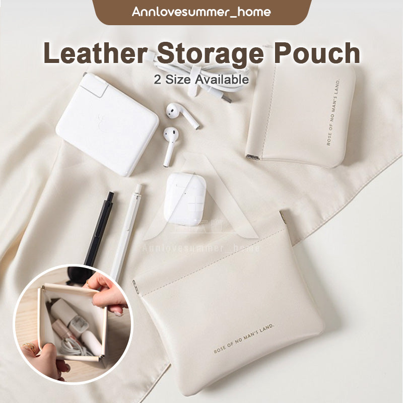 ￼【𝗔𝗦𝗛】Pouch Organizer Key Cosmetic Mini Bag Portable Earphones Storage Bag Data Cable Organizer Headphone Purse Coin