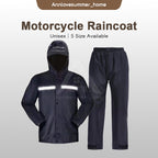 【𝗔𝗦𝗛】Motorcycle Raincoat Set Waterproof Baju Hujan Motor Bicycle Outdoor Motorbike Rainsuit