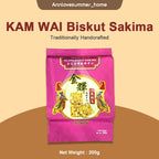【𝗔𝗦𝗛】200g KAM WAI Biskut Sakima 全蛋萨骑马 Traditional Handcrafted Biscuit Crispy Snack Halal / Biskut Tradisional
