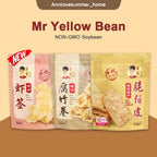 【𝗔𝗦𝗛】Mr. Yellow Bean Ipoh Handmade Crispy Beancurd Skin Roll怡保地道風味腐竹卷/虾签 Keropok Tauhu Rangup dari Ipoh