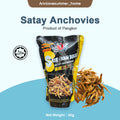 【𝗔𝗦𝗛】Whale Brand Sate Ikan Bilis Satay Anchovies Halal 40g 沙爹江鱼仔
