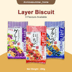 【𝗔𝗦𝗛】Gel Layer Biscuits Strawberry, Blueberry & Grape 450gm 草莓/蓝莓/葡萄夹层饼干