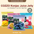 【𝗔𝗦𝗛】COZZO Konjac Juice Jelly | Soft QQ Fruit Jelly | Sweet Fruity Gel | Agar Agar | Halal-Certified 蒟蒻果汁果冻