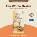 【𝗔𝗦𝗛】HEI HWANG - Ten Whole Grains, Sugar Free Halal Vegetarian 黑王十谷米 (15 sachets x 30g)
