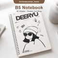 【𝗔𝗦𝗛】B5 80 Pages Notebook Spiral Book Journal Diary Student Buku Nota 笔记本