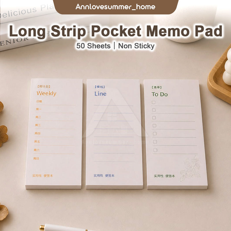 【𝗔𝗦𝗛】Pocket Notebook Memo To Do List Memo Pad Portable Small Notepad Buku Nota Kecil便签本 笔记本