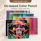 【𝗔𝗦𝗛】48pcs Oil Based Colour Pencils Set for Adult Coloring Books Artist Drawing Sketching Crafting for Beginners/Artist