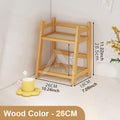 【𝗔𝗦𝗛】Table Storage Rack Desktop Organizer Tabletop Kitchen Racks Integrated Ladder Racks Rattan 置物架