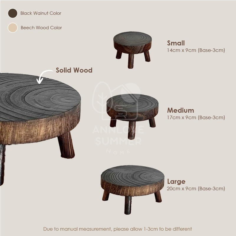 Wooden Stand Home Deco (Tall Feet) 🪵
