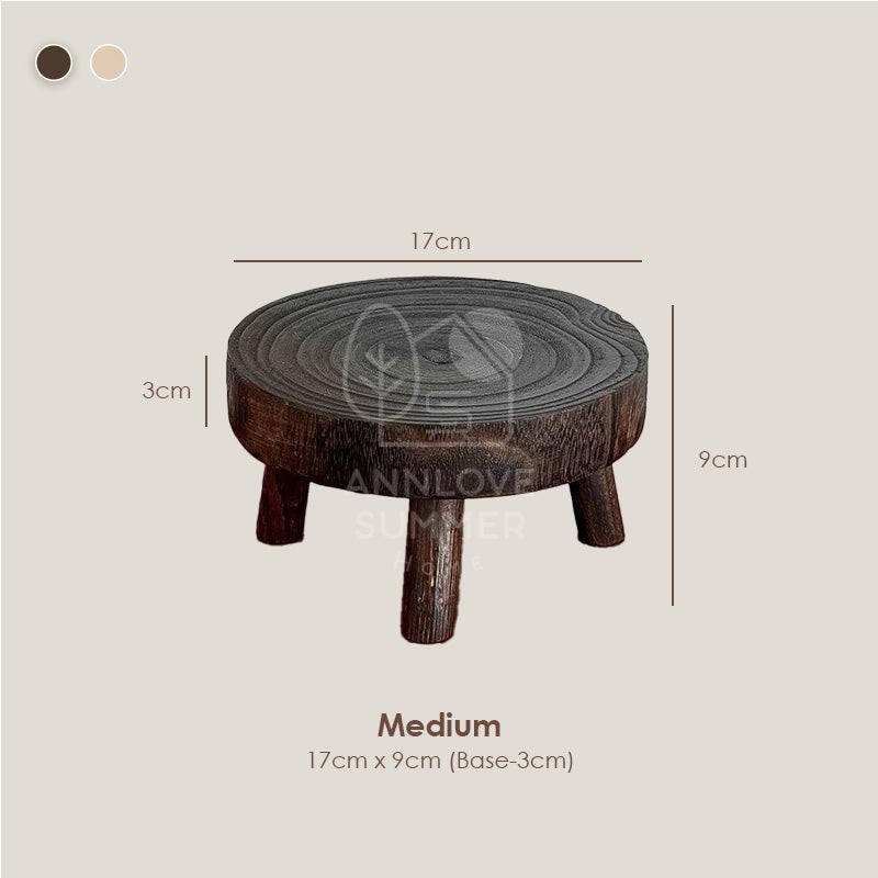 Wooden Stand Home Deco (Tall Feet) 🪵