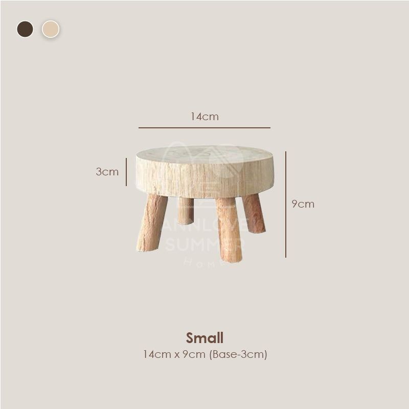 Wooden Stand Home Deco (Tall Feet) 🪵