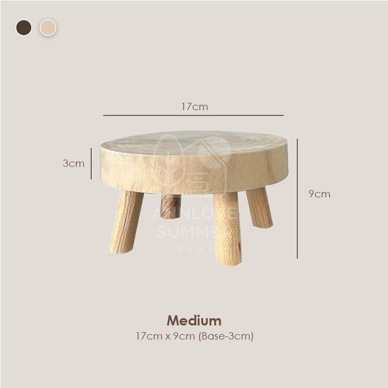 Wooden Stand Home Deco (Tall Feet) 🪵