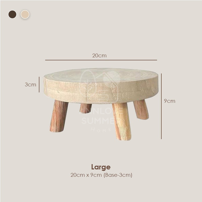 Wooden Stand Home Deco (Tall Feet) 🪵