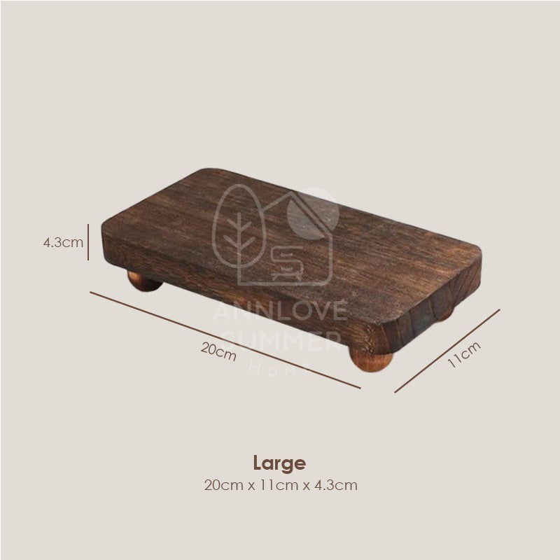 Wooden Stand Home Deco (Rectangle) 🪵
