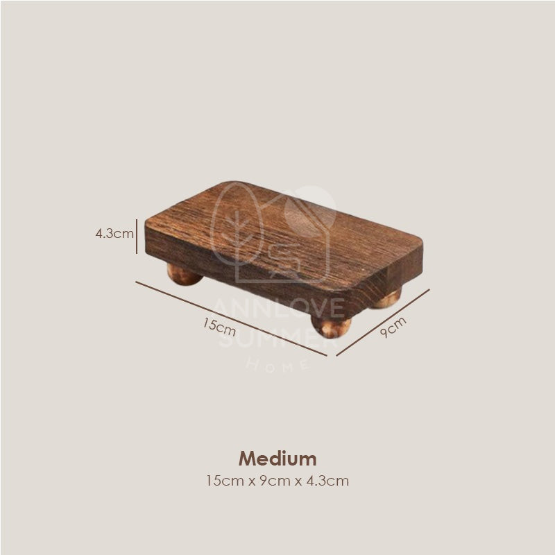 Wooden Stand Home Deco (Rectangle) 🪵