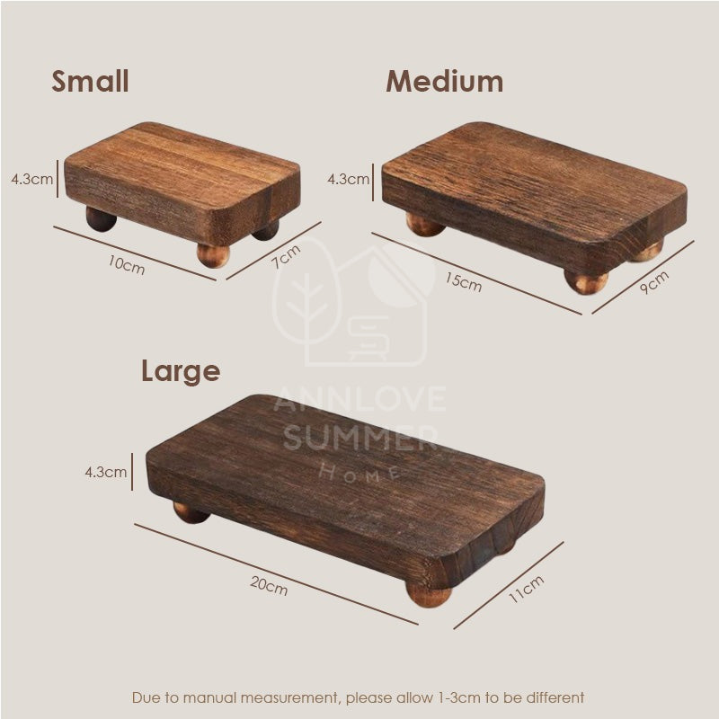 Wooden Stand Home Deco (Rectangle) 🪵