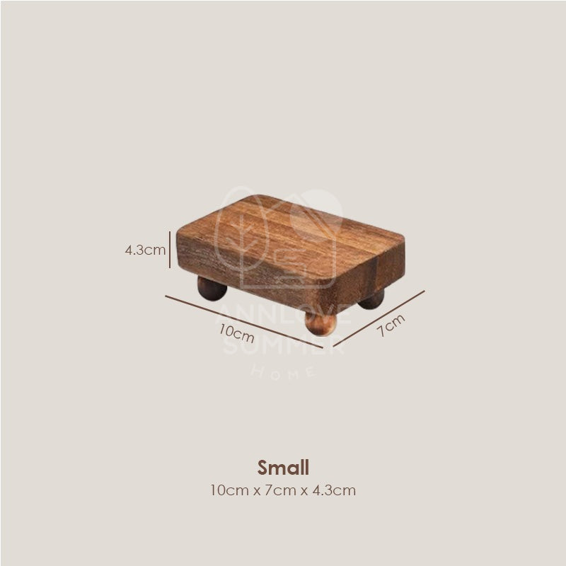 Wooden Stand Home Deco (Rectangle) 🪵