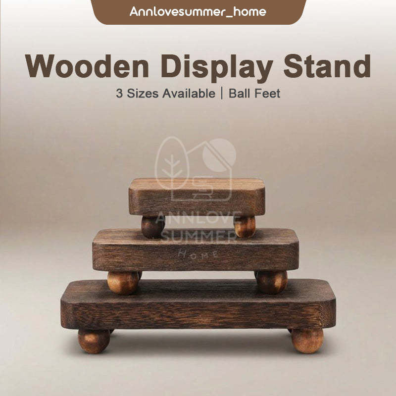 Wooden Stand Home Deco (Rectangle) 🪵