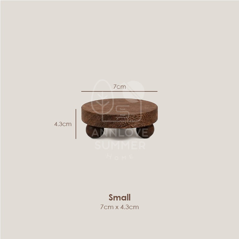 Wooden Stand Home Deco (Ball Feet) 🪵