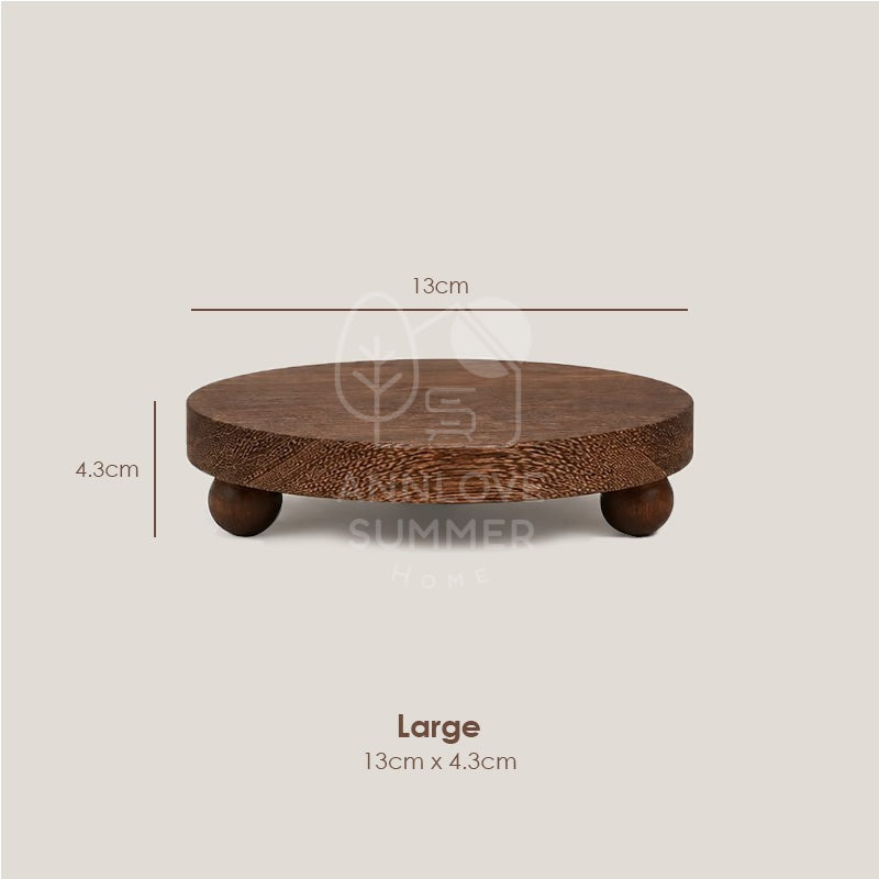 Wooden Stand Home Deco (Ball Feet) 🪵