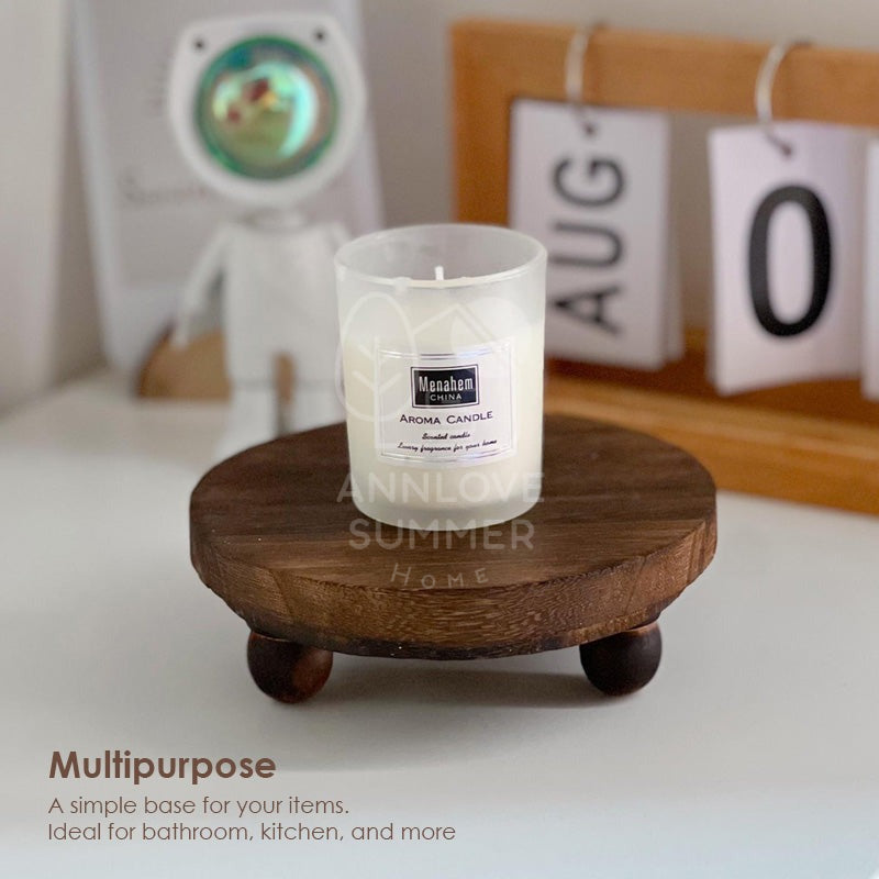 Wooden Stand Home Deco (Ball Feet) 🪵