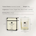 【𝗔𝗦𝗛】Minimalist Scented Candle (50g )
