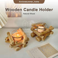 Wooden Candle Holder