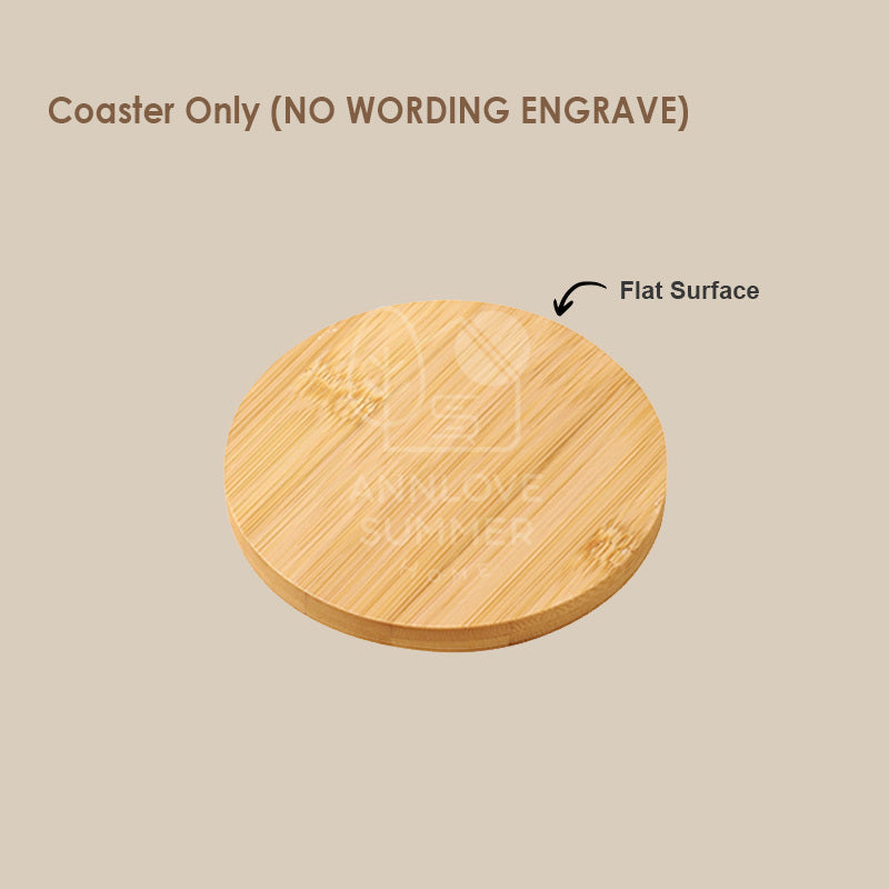 Personalized Bamboo Coaster