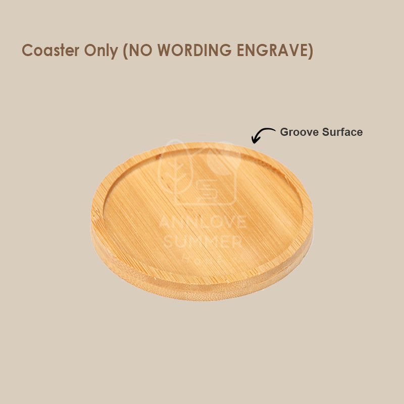 Personalized Bamboo Coaster