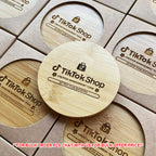 Personalized Bamboo Coaster