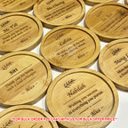 Personalized Bamboo Coaster