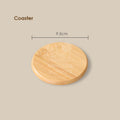 【𝗔𝗦𝗛】Personalized Bamboo Coaster Set