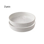 【𝗔𝗦𝗛】8 inch Ceramic Deep Plate (Thick)
