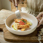 【𝗔𝗦𝗛】8 inch Ceramic Deep Plate (Thick)
