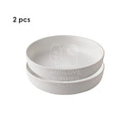【𝗔𝗦𝗛】8 inch Ceramic Deep Plate (Thick)